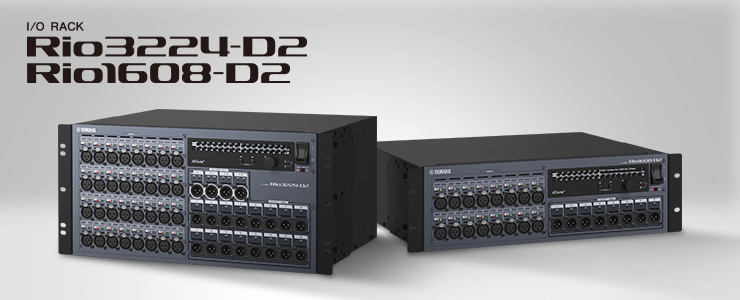 Stage Audio Works - New Rio3224-D2 and Rio1608-D2